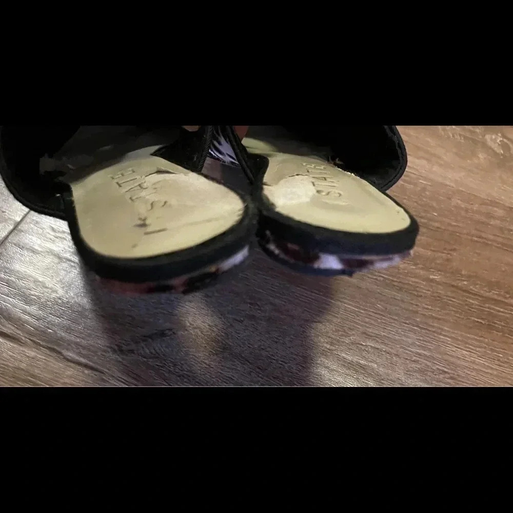 1. State fur animal print slides mules trend coastal western - Picture 7 of 10